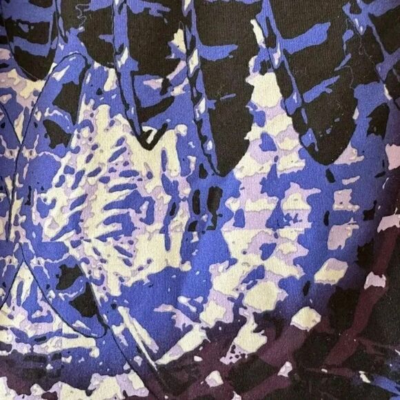 Danskin Now Tank Top Sleeveless Racerback Blue Dri More Tech Build M - Picture 9 of 12